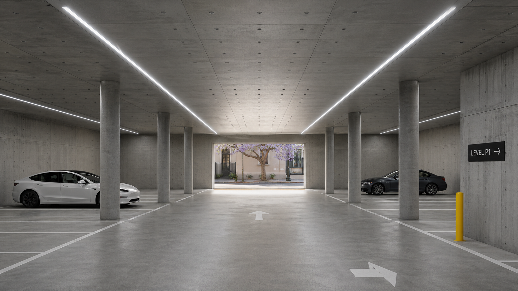 Multifamily housing design study - corridor section